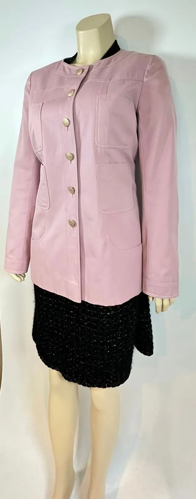 Rare Chanel 02P 2002 Spring Pink Jacket FR 42 US 6/8