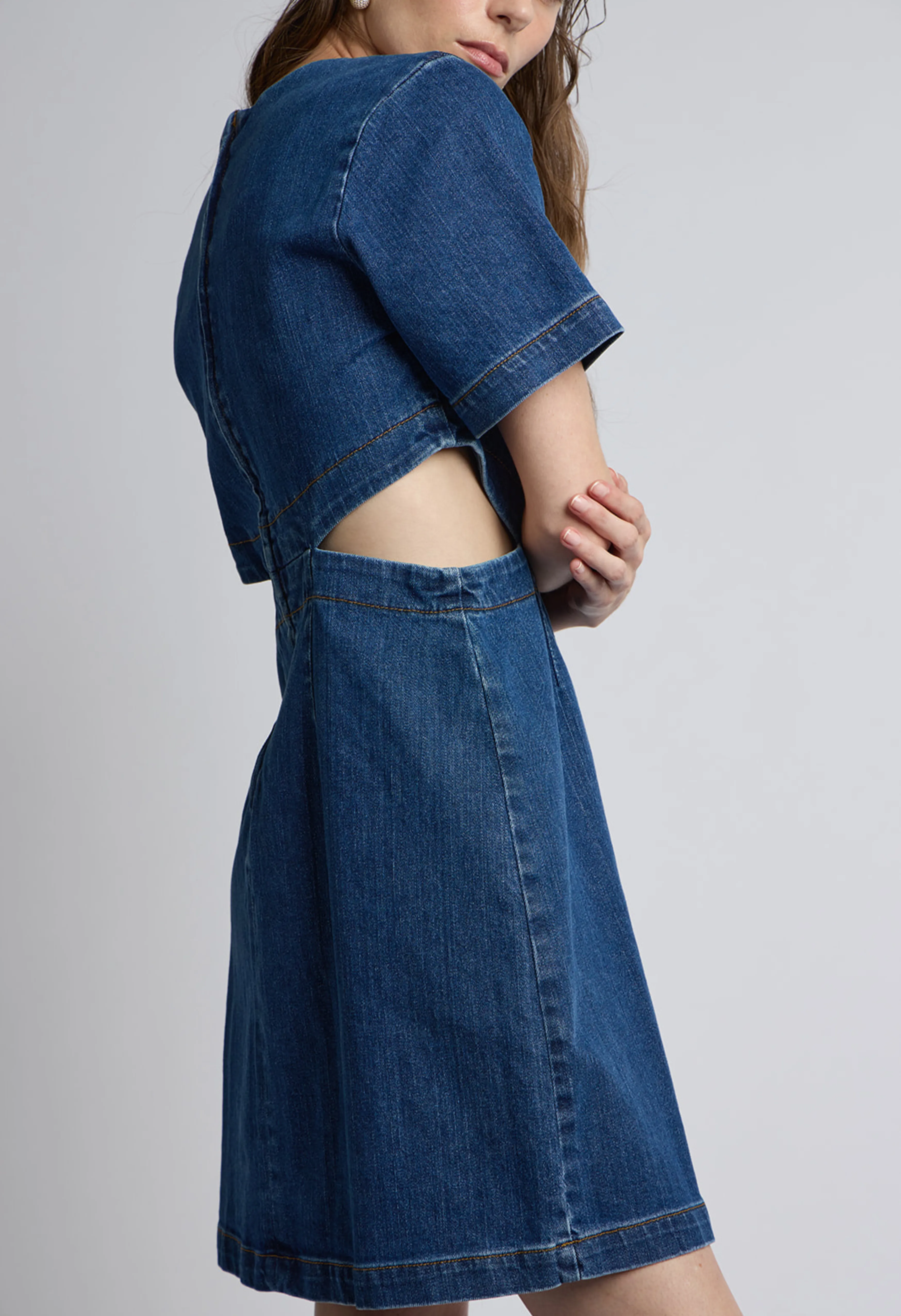 Remy Dress in Denim