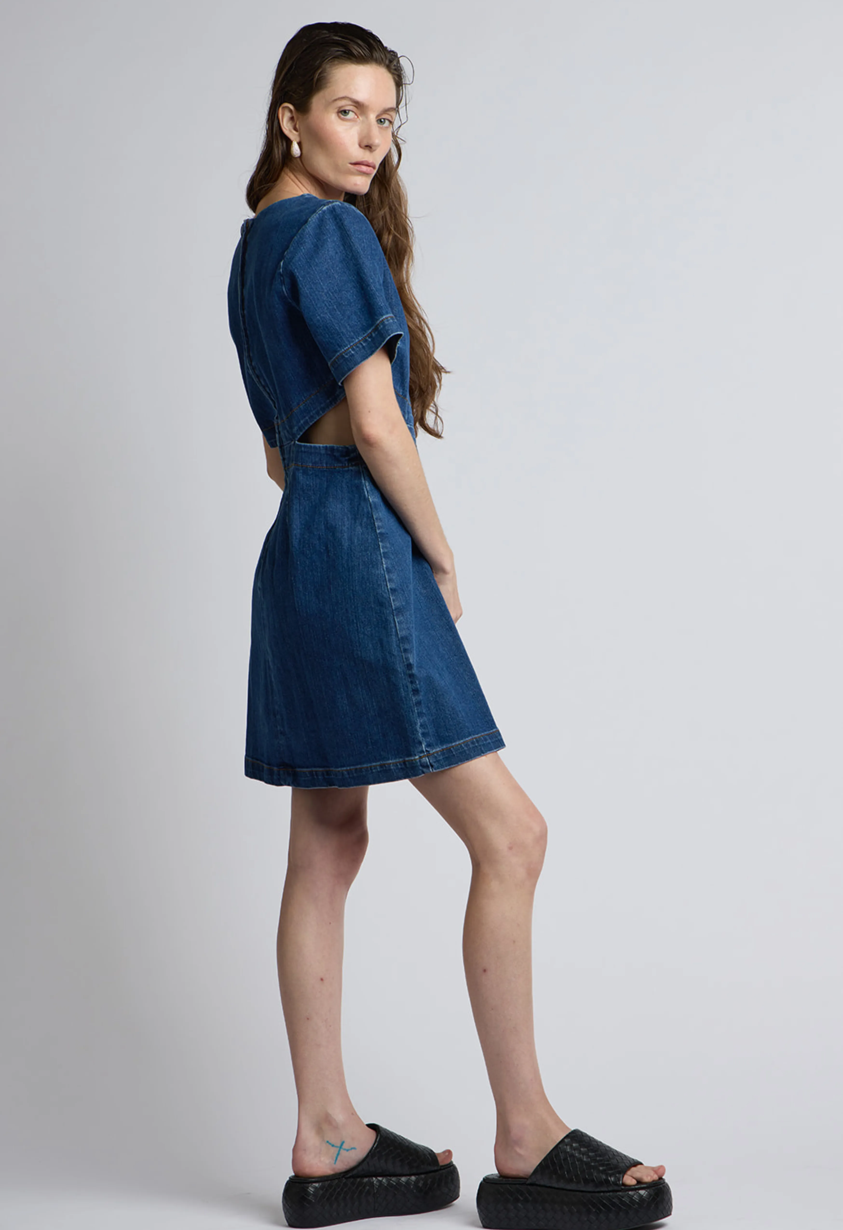 Remy Dress in Denim