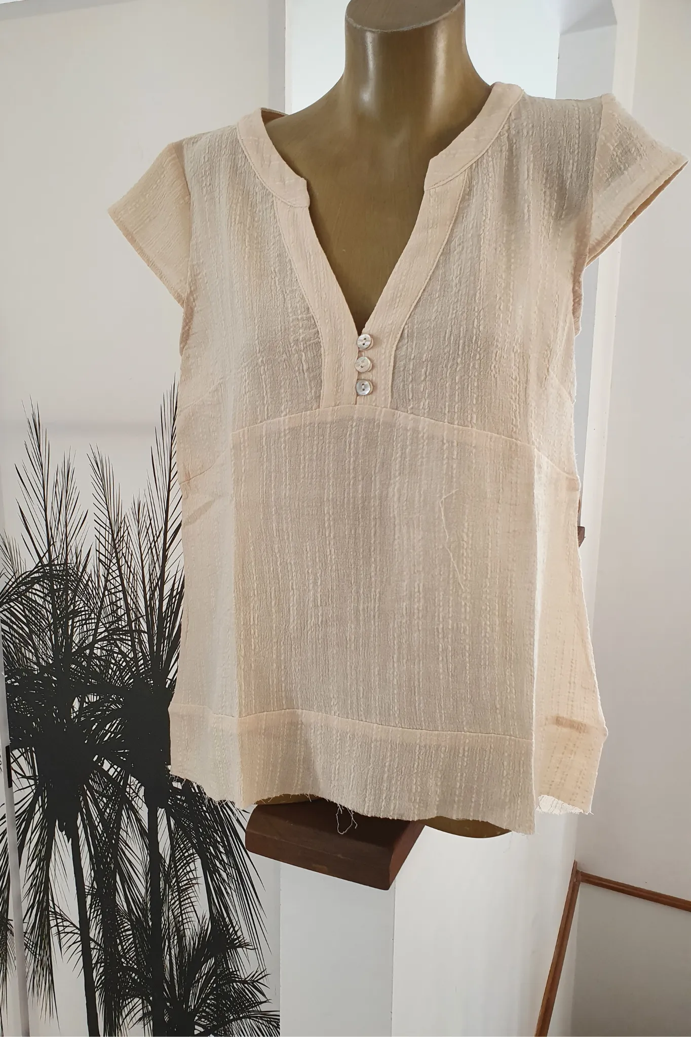 RUBY top - beige