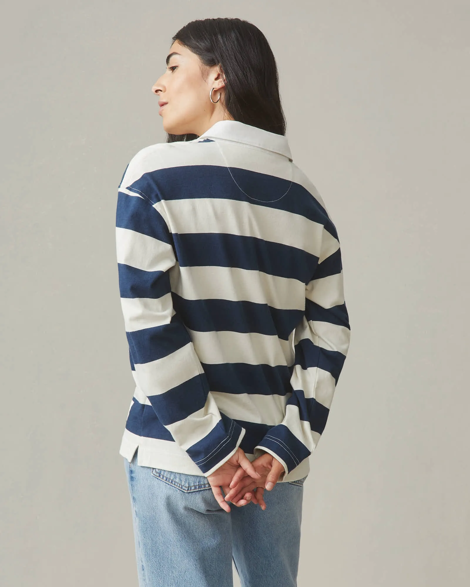 Rugby Shirt - Blue Stripe