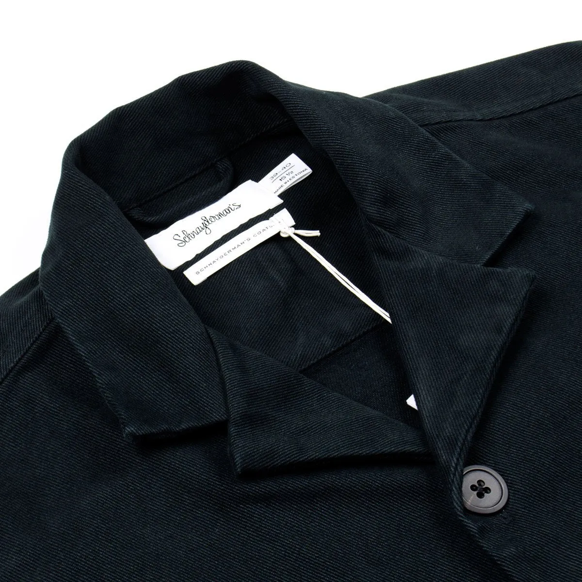 Schnayderman's - Coat Shirt Twill One - Black