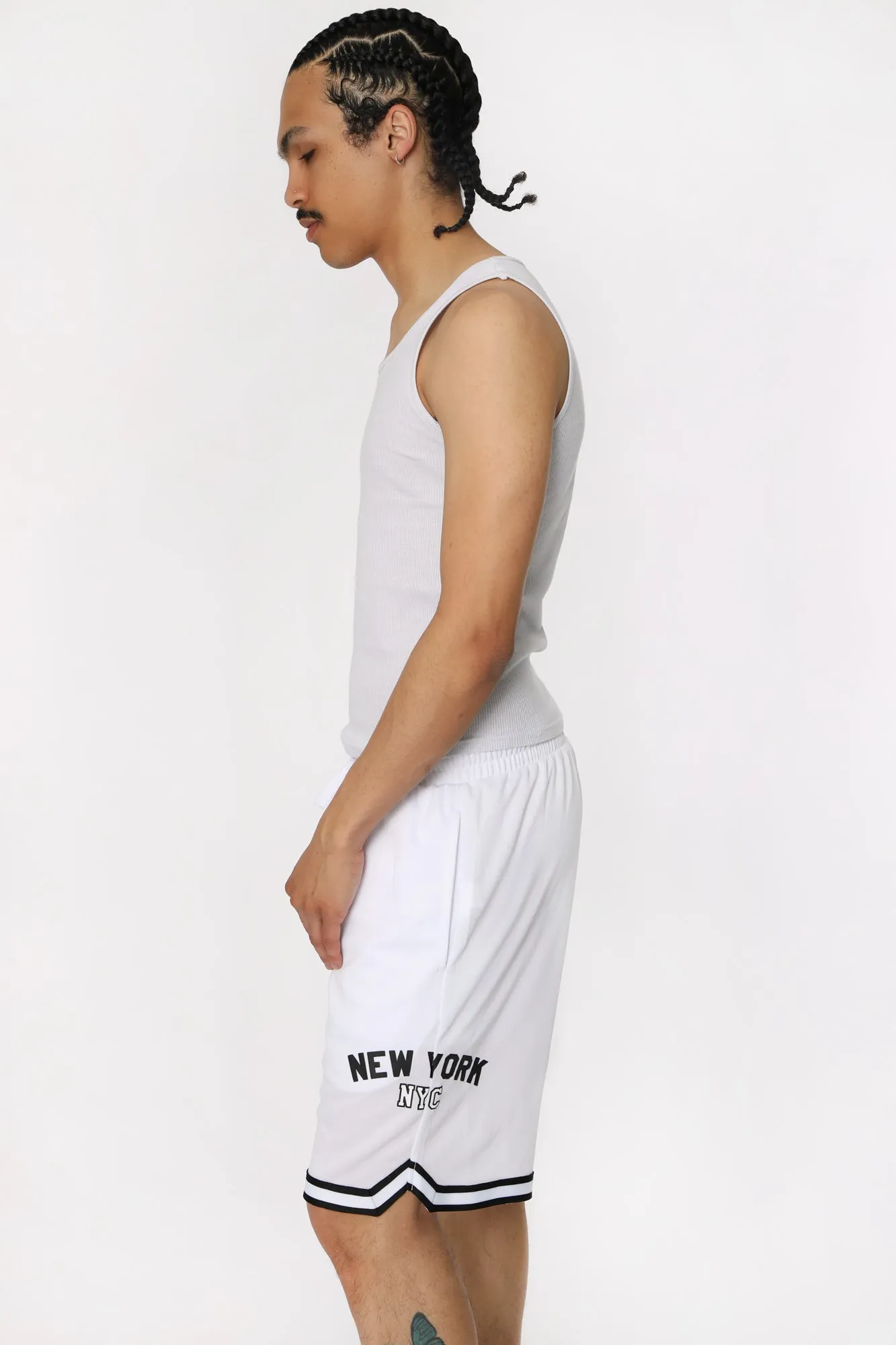 Short en Maille New York West49 Homme