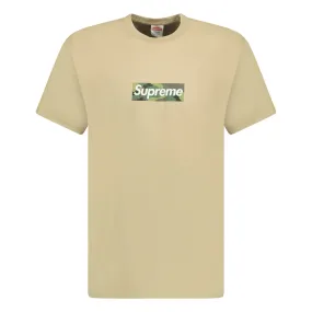 SUPREME CAMO BOX LOGO T-SHIRT BEIGE