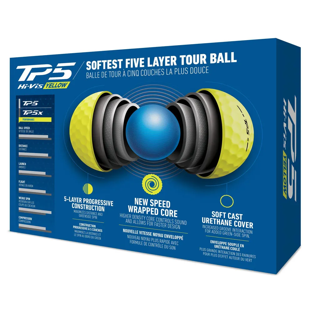 TaylorMade TM24 TP5 Golf Balls - Dozen