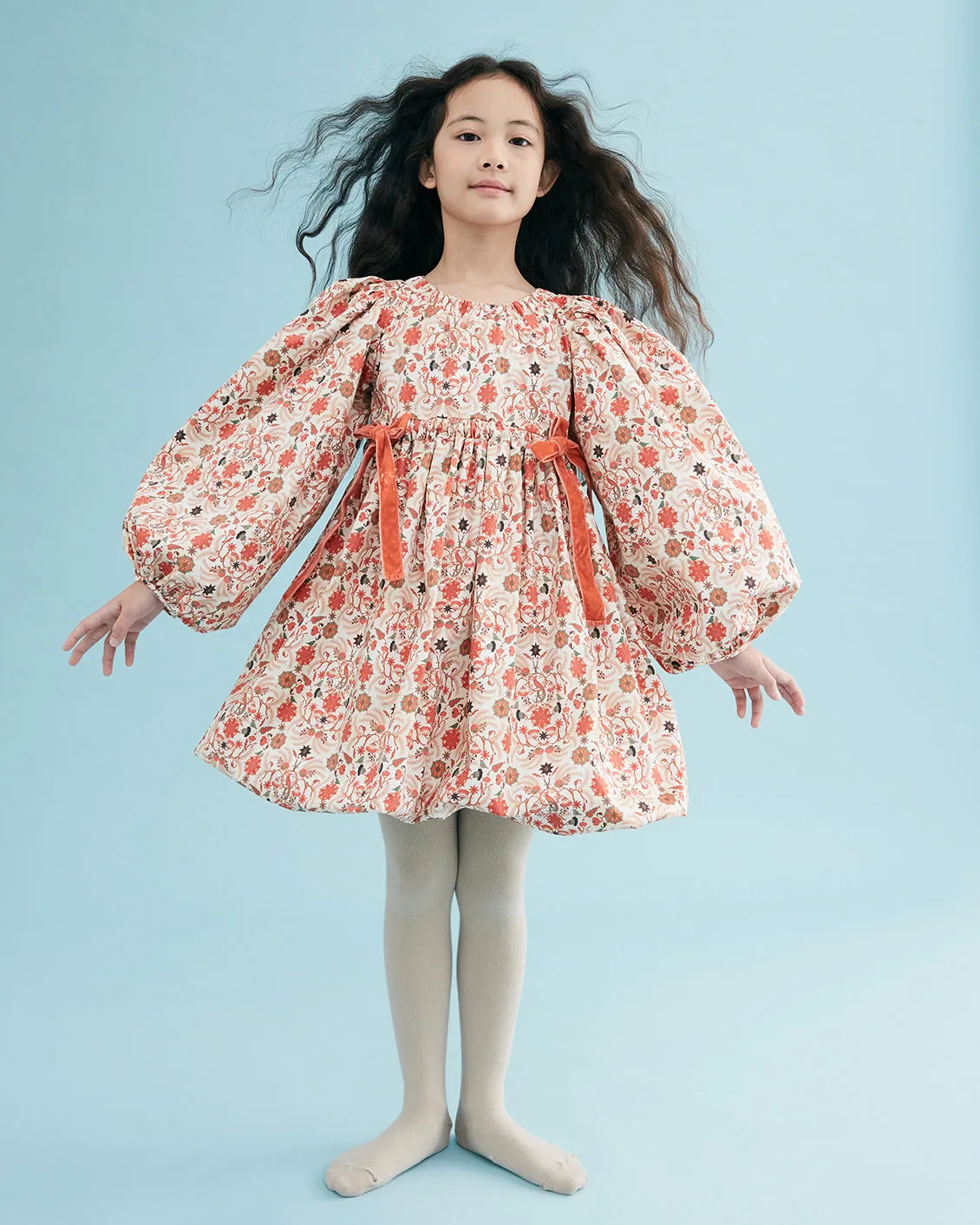 THE MIDDLE DAUGHTER AW23 Bubbling Under Dress in Iznik