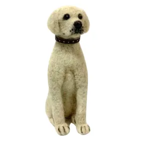 Yellow Labrador Retriever Dog Figurine or Ornament